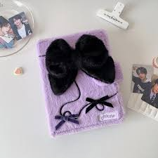 BINDER GANCHO PELUCHE MORADO