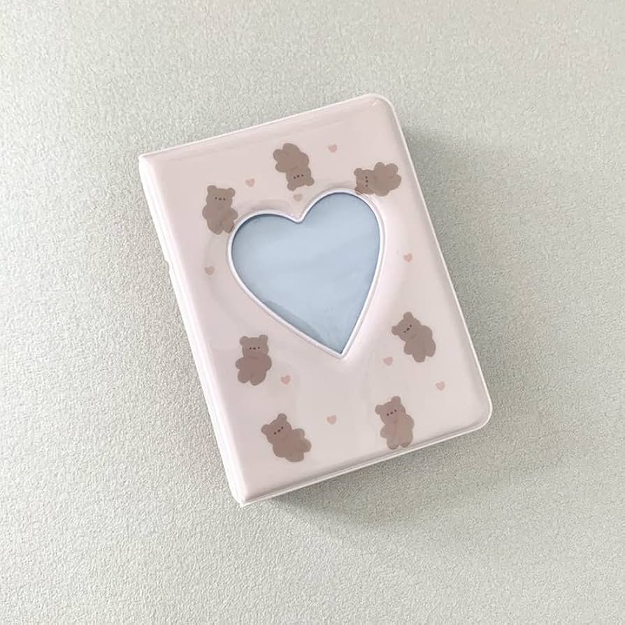 BINDER PEQUEÑO CORAZON PASTEL OSO AMARILLO
