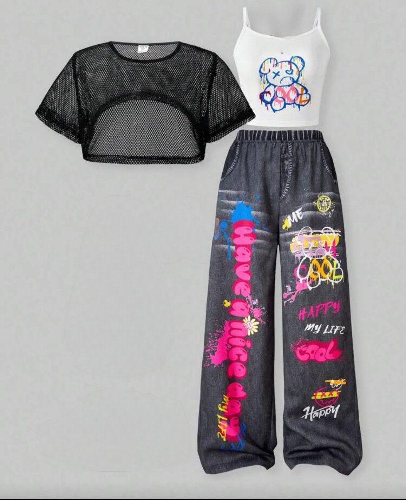 CONJUNTO TRES PIEZA COLOR