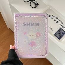 BINDER GANCHO HOLOGRAFICO DE CIERRE LILA