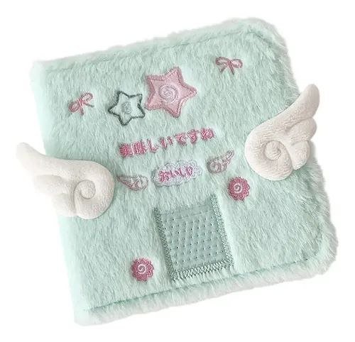 BINDER GANCHO PELUCHE PEQUEÑO CELESTE