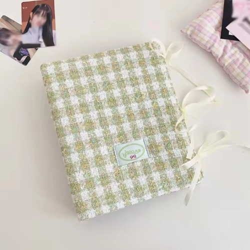 BINDER GANCHO CUADROS VERDE