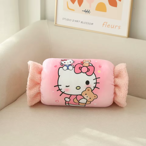 ALMOHADA SANRIO CARAMELO HELLO KITTY