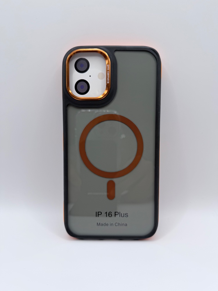 MagSafe humo naranja 16 plus