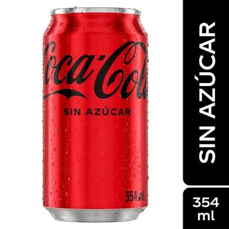 COCA COLA SIN AZUCAR 354 ml