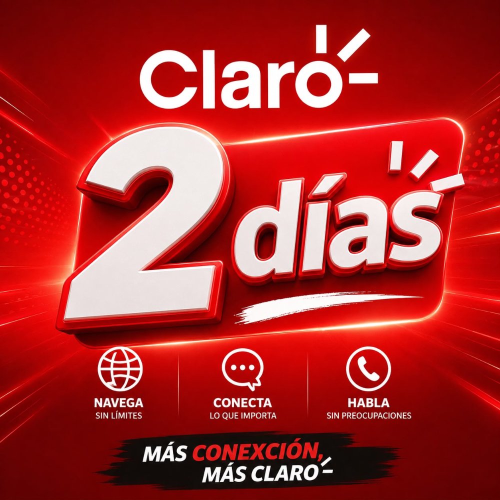 CLARO PAQUETE 2 DIAS