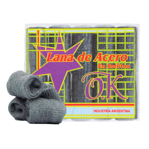 LANA DE ACERO 6 Unidades