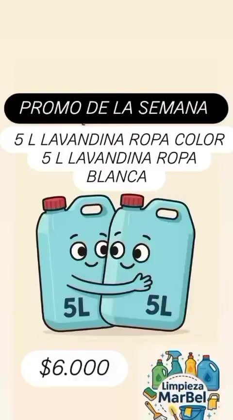 PROMO LAVANDINA ROPA COLOR Y BLANCA