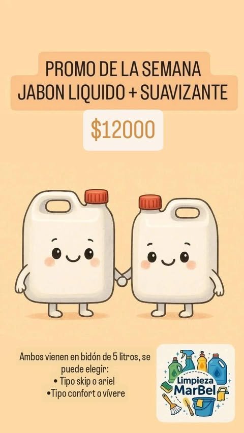 PROMO JABON LIQUIDO + SUAVIZANTE
