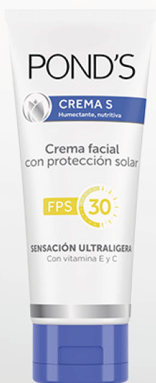 CR Pond´S Tubo Azul con Filtro Solar 1X12