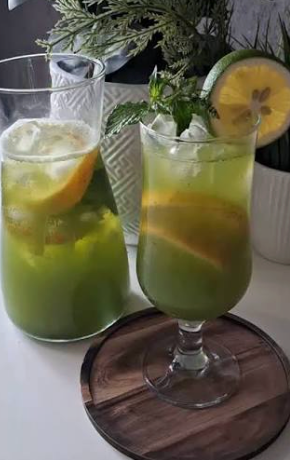 Limonada con Hierbabuena
