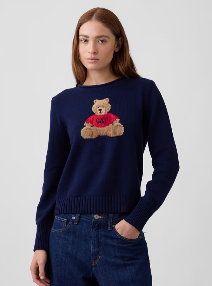GAP Rollneck Intarsia Sweater Brannan Bear · GAP 1RPGG30