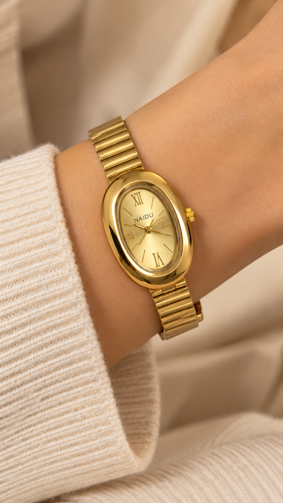 Reloj Naidu dorado