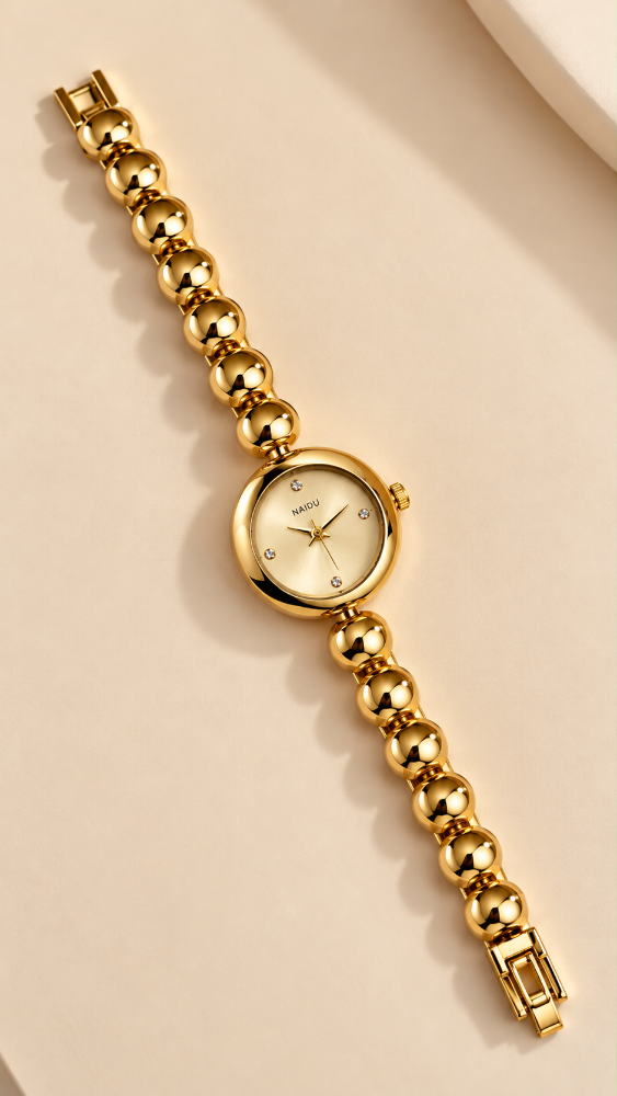 Reloj Naidu Ovalado / Blanco