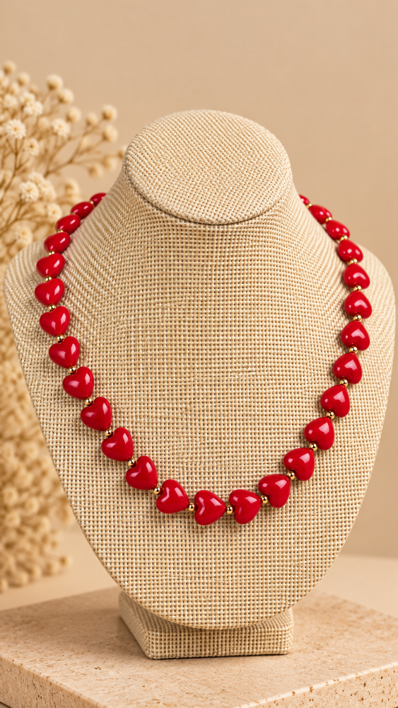 Collar Corazones