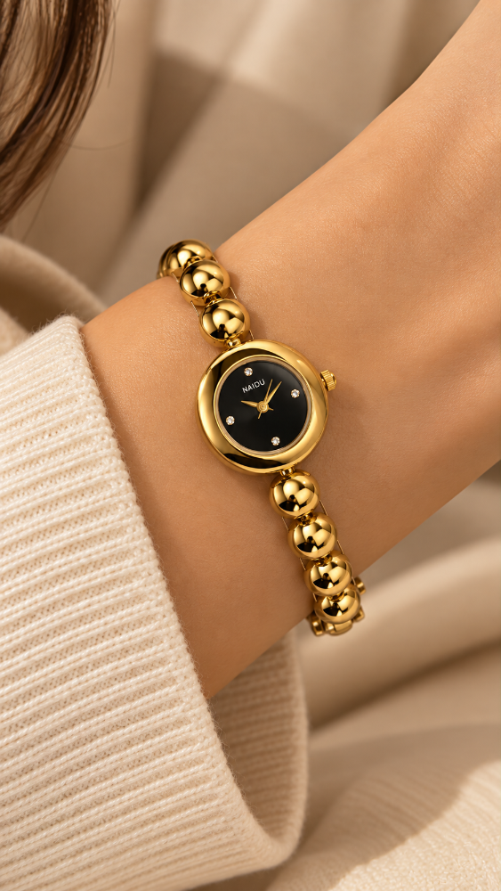 Reloj Naidu Ovalado / Negro
