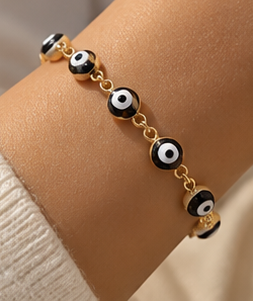 Pulsera ojo turco negro