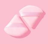 ESPONJA PARA POLVO x 2 rosado