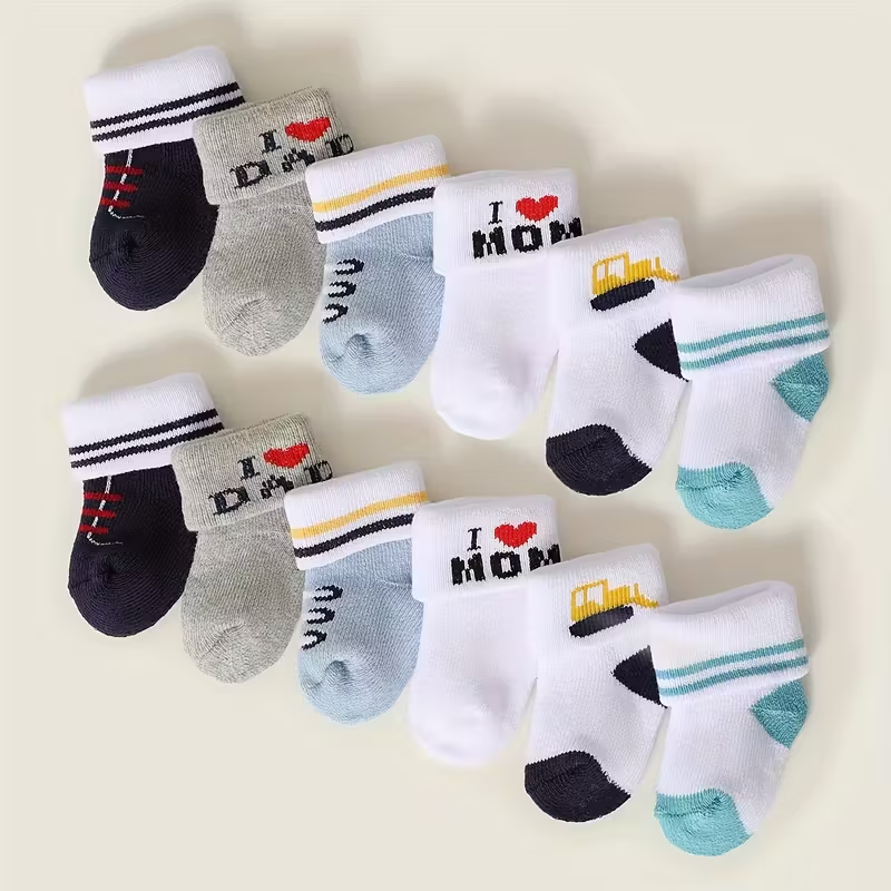 PACK X3 MEDIAS NIÑO 6-12M