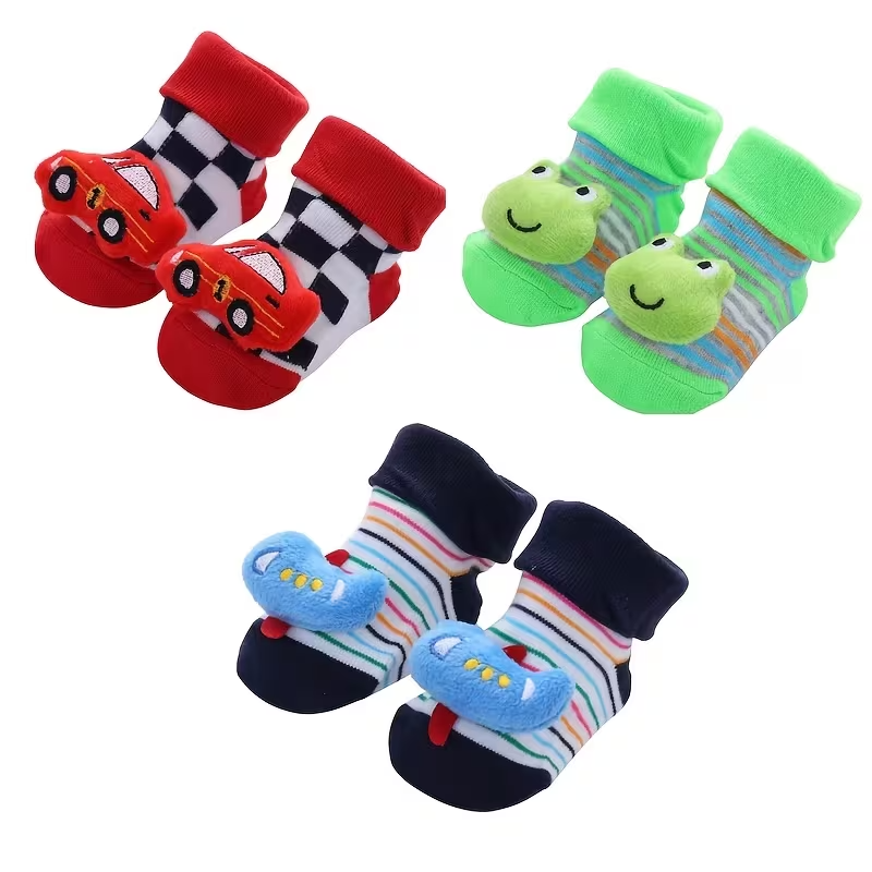 MEDIAS INFANTILES CON MUÑECO / NIÑO / 0-6M