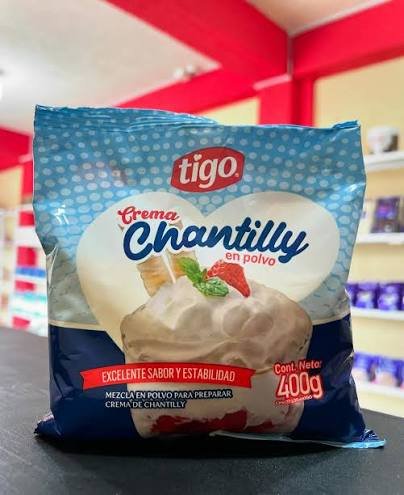crema chantilly tigo 400