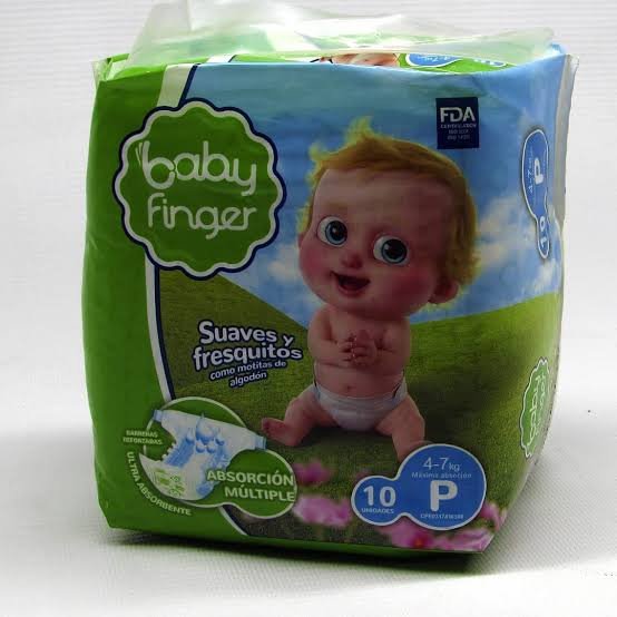 baby finger talla p x10
