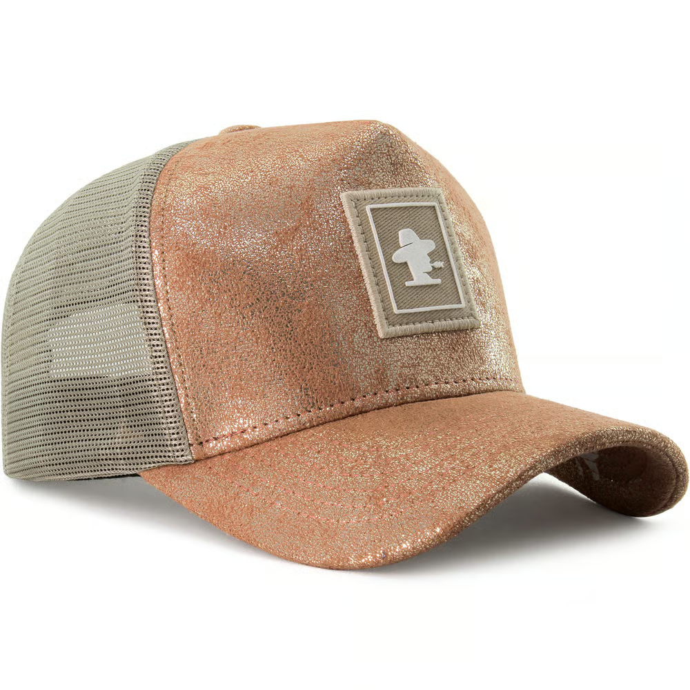 Boné Sacudido's Trucker - Logo Tradicional - Rosê Brilhante