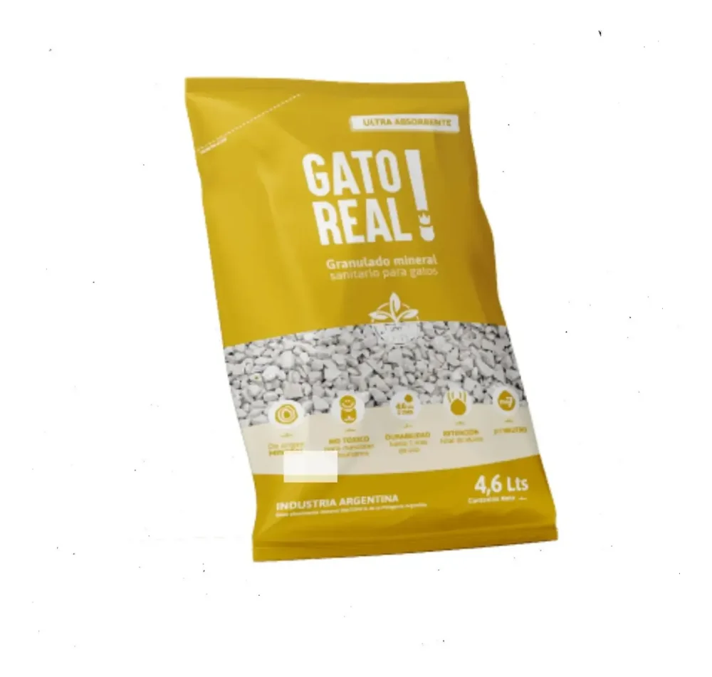 GATO REAL PIEDRA MINERAL X 4 K