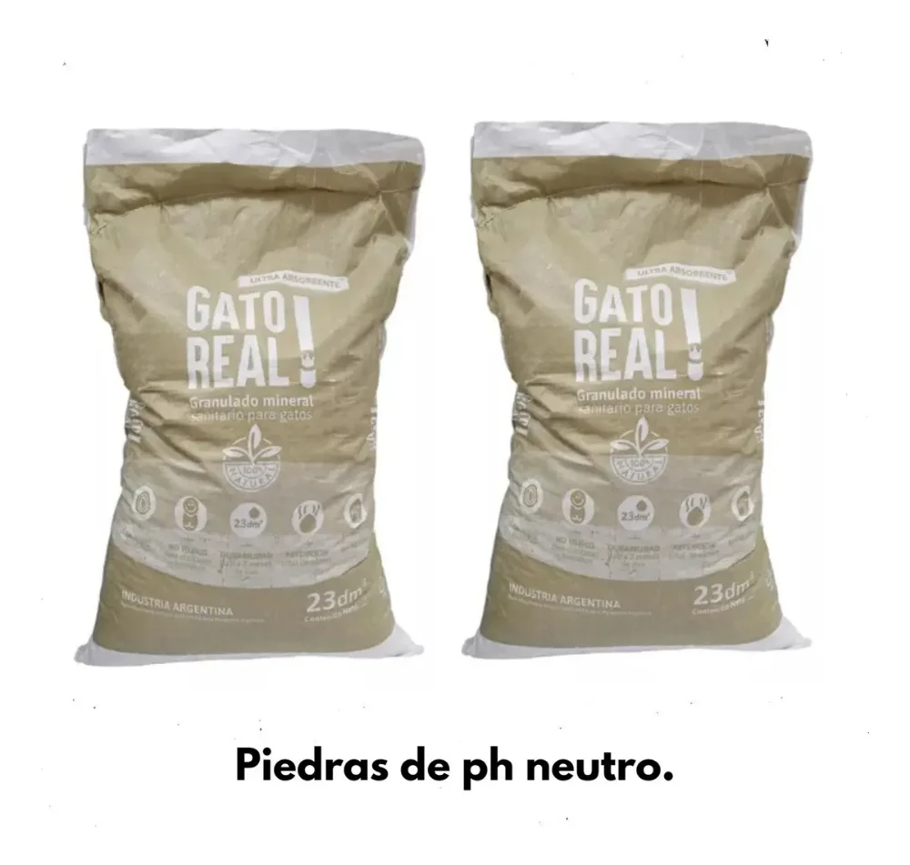 GATO REAL PIEDRA MINERAL X 10 K