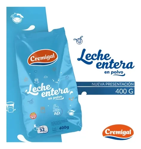 LECHE POLVO CREMIGAL ENT.400GR