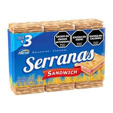 GALLETITAS SERRANAS SANDWICH X 3
