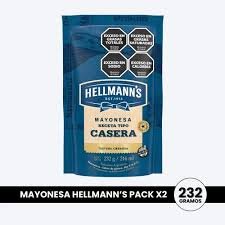 MAYONESA HELLMANS CASERA 232G