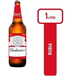 CERVEZA BUDWEISER X 1L