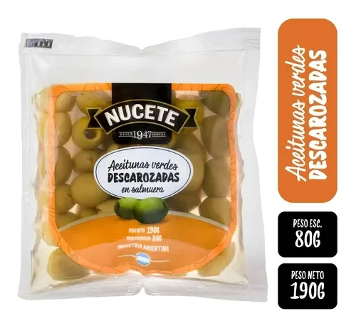 ACEITUNAS NUCETE DESCAR.X 80G