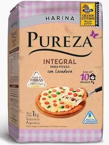 HARINA PUREZA INTEGRAL P/PIZZAS X 1K