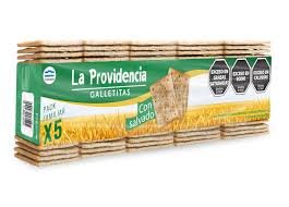 GALLETITAS LA PROVIDENCIA SALVADO X 5 PAQUETES