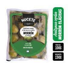 ACEITUNAS NUCETE RELLENAS X 100 G COD 2147