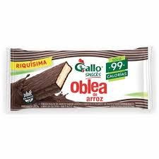 OBLEA GALLO CHOCOBAR ARROZ X 20G