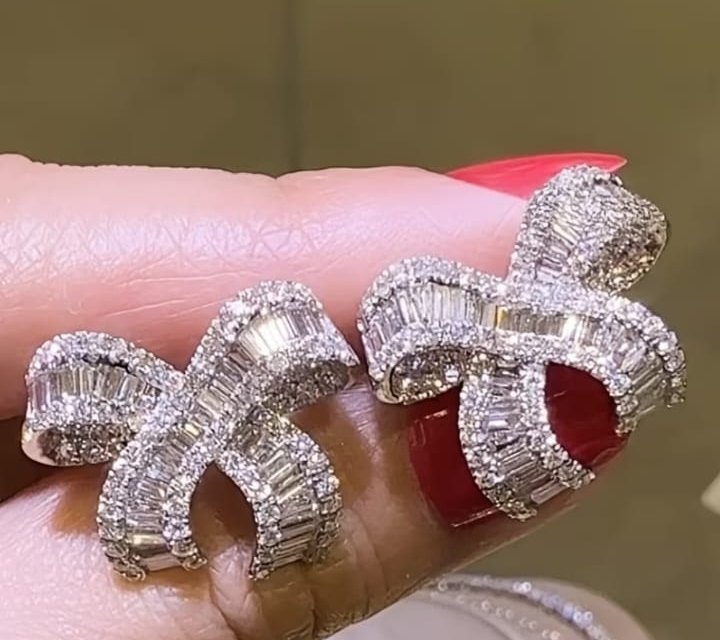 ARETES POSTE LAZO FULL CIRCONES SILVER