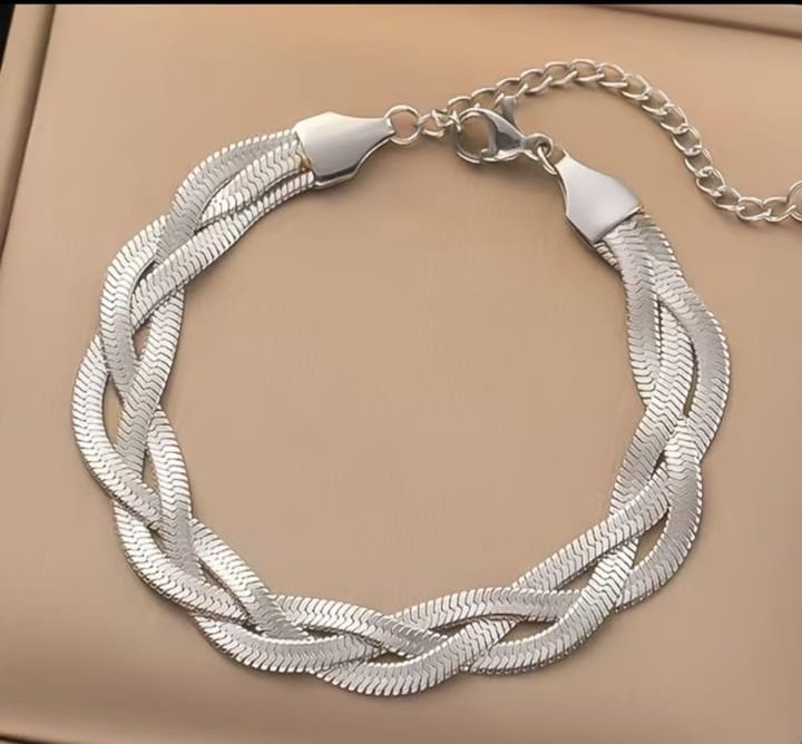 PULSERA TRENZA SILVER