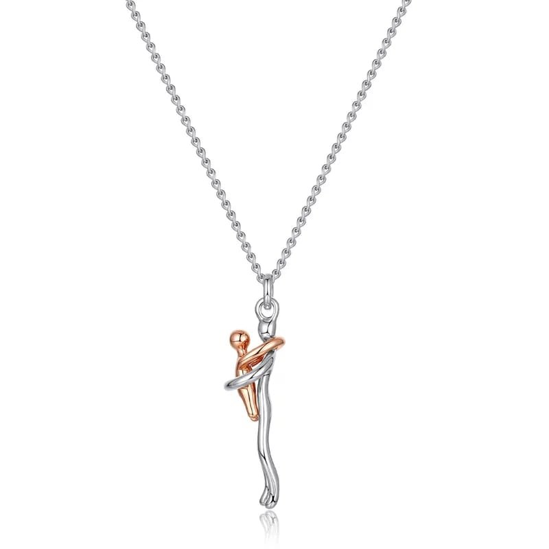 COLLAR ABRAZO ETERNO SILVER ROSE