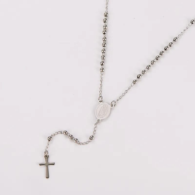 ROSARIO ACERO INOX. SILVER