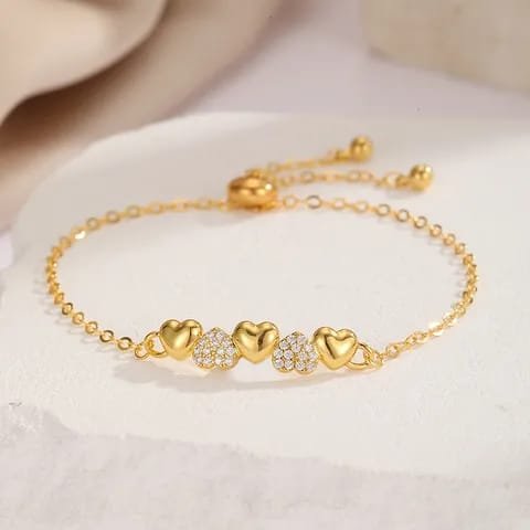 PULSERA REGULABLE CORAZONCITOS