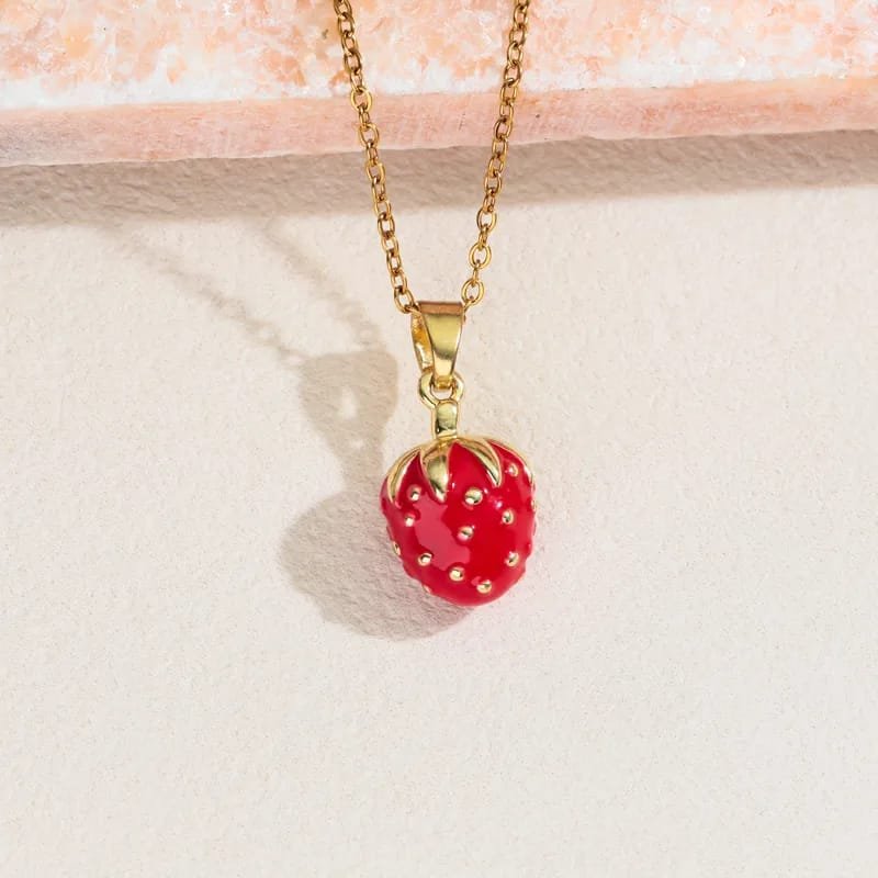 COLLAR FRESITA GLOBE ACERO INOX. GOLD