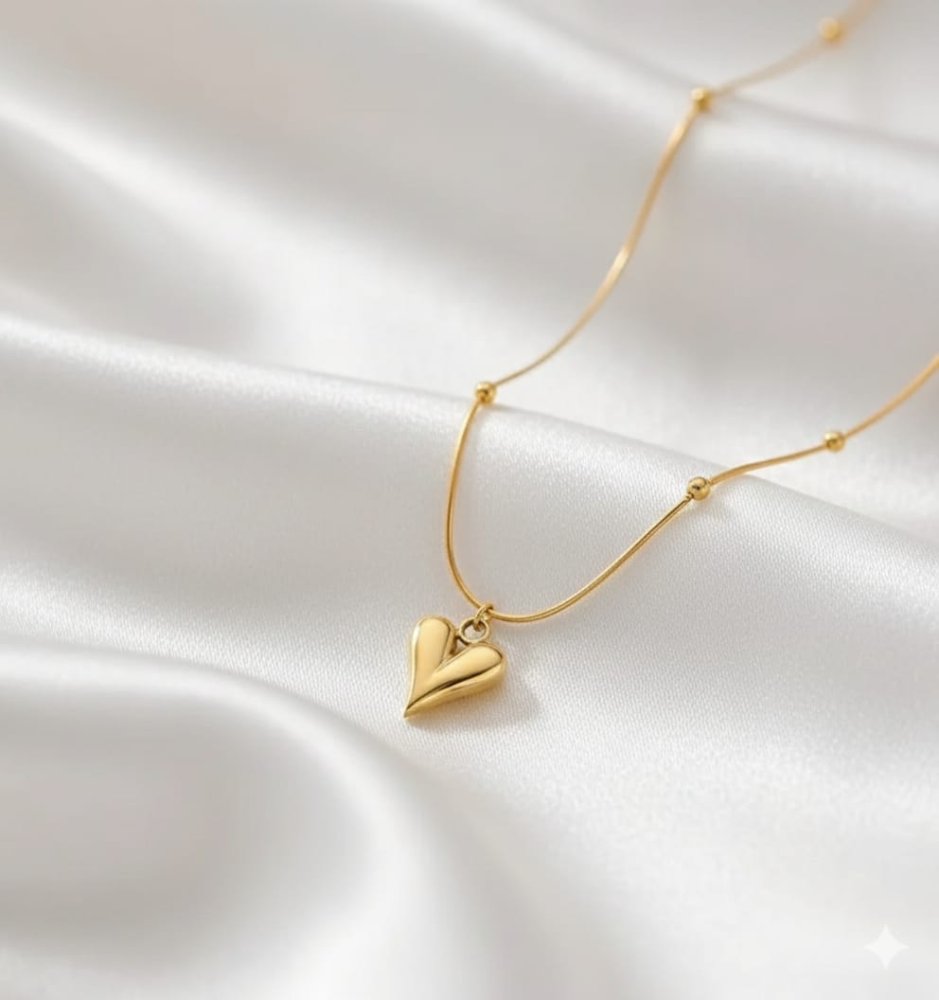 COLLAR LOVE ACERO INOX. GOLD