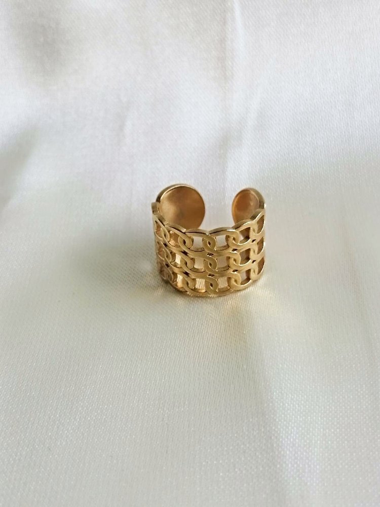 ANILLO ESLABONES GOLD