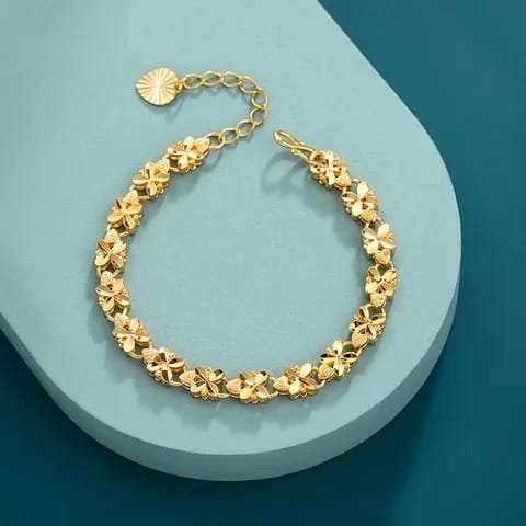 PULSERA ROSETA GOLD XUPING JEWELRY