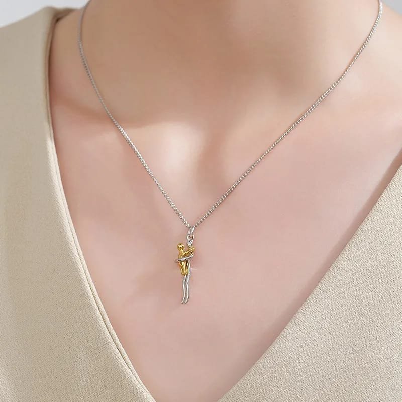 COLLAR ABRAZO ETERNO SILVER GOLD