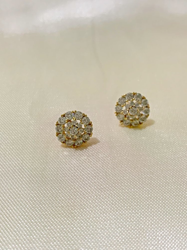 ARETES PEGADOS XUPING ROSETA CON CIRCONES