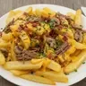 Papas mechada queso
